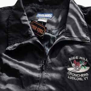 Très Bien Black Windbreaker Pullover | XL | New With Tags | Convertible Sleeve